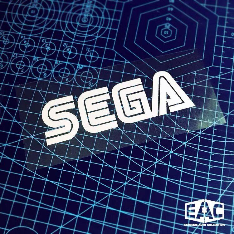 sega 游戏世嘉公司标志镂空汽车贴纸反光油箱盖 装饰贴拉花车身贴