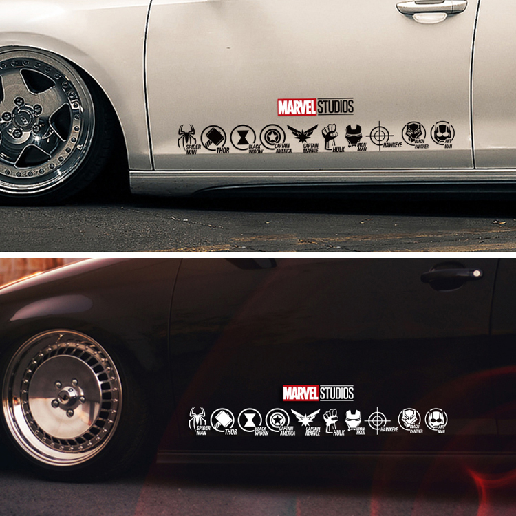 钢铁侠绿巨人漫威创意车身车联盟