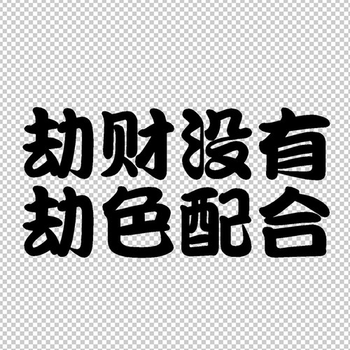 劫财没有劫色配合反光防水汽车