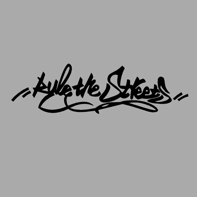 Rule the streets英文 街头规则汽车反光防水车贴花改装饰贴纸