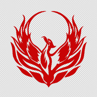 火凤凰 汽车改装装饰反光防水车贴花 车身车尾创意贴纸贴画