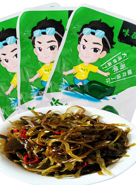 味在飞30g鲜香海带丝开袋即食海带丝下饭菜开袋即食零食小包装