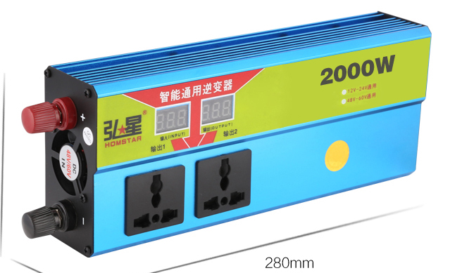 通用车载逆变器电源转48v60v