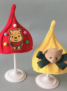 婴儿秋冬季小孩毛线帽子