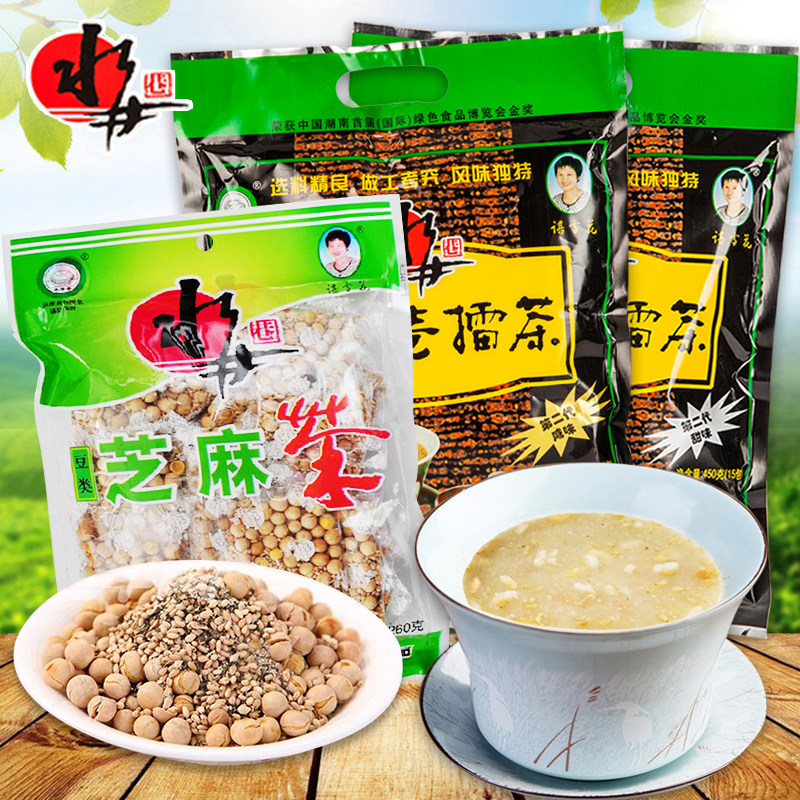 安化水井巷擂茶湖南特产五谷杂粮咸甜味速食冲泡饮品即食早餐代餐,咖啡/麦片/冲饮,特色饮品,淘宝优惠券,粉丝福利购,淘宝优惠卷