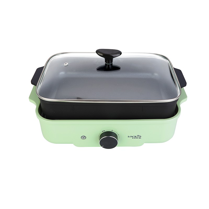 乐扣乐扣lock&lock ejp537grn(电烤炉)多用料理锅早餐机企业礼品