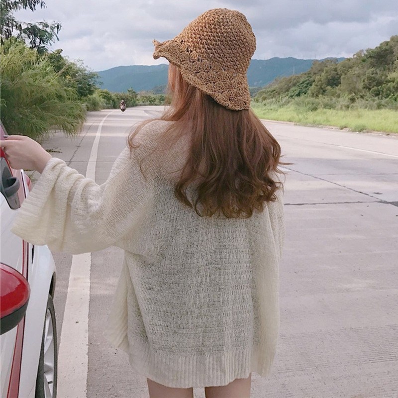 夏季薄外搭过膝外套透气冰丝空调衫披肩防晒衣中长款针织开衫女秋|ruв категории Женская одежда, кружева свитер/шифон рубашка - от Buy2taobao.com для оказания профессиональной услуги покупки агента Taobao