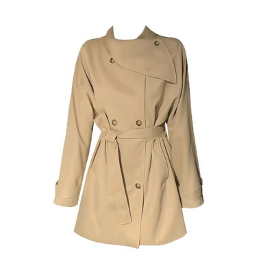 2025新款春秋富家千金风呢子大衣女高级感短款小个子加厚毛呢外套