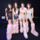 怪诞女孩 女 背心毛绒腿套印花半身裙套装 Twice维密首秀同款 连体裤