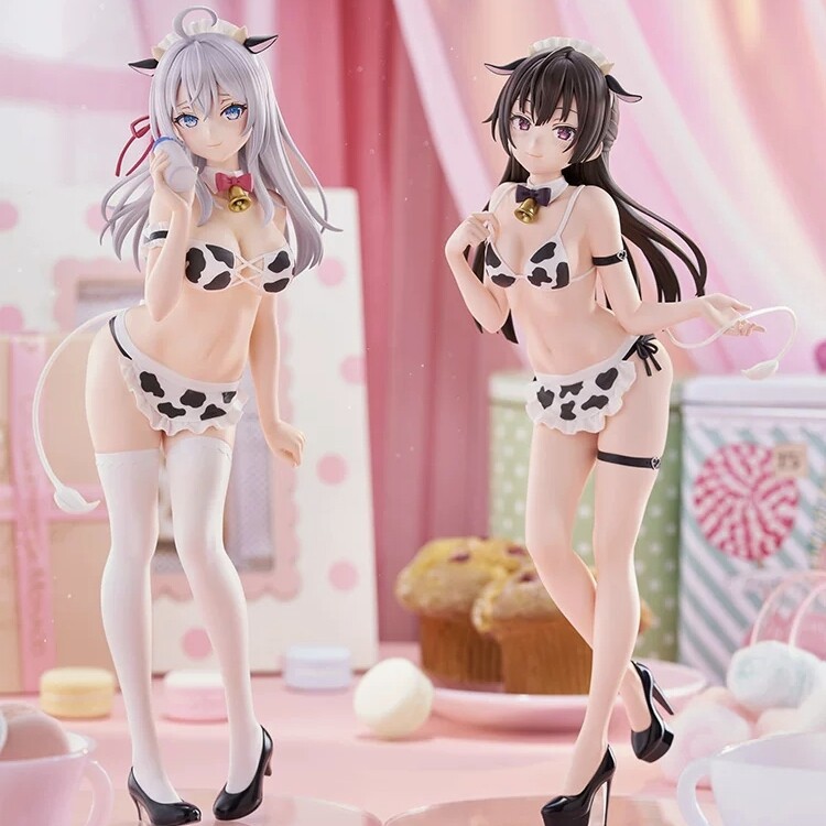 漫笙正版现货TENITOL TALL 邻桌艾莉同学 艾莉 周防有希 奶牛手办