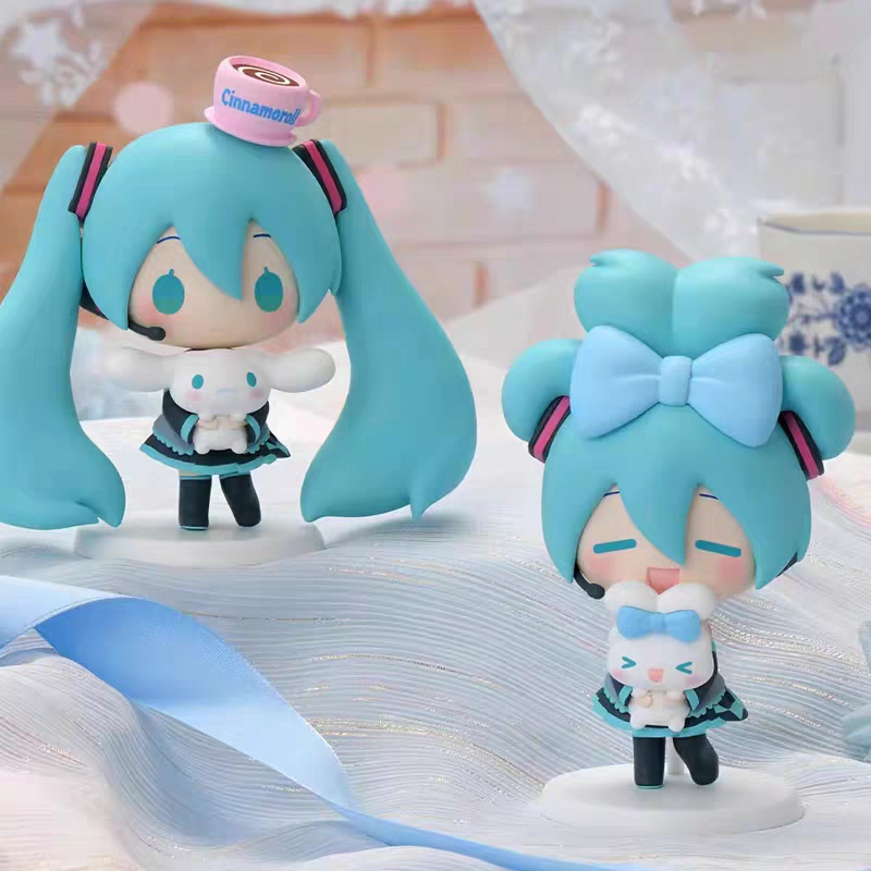 漫笙现货SEGA世嘉V家初音未来&玉桂狗Q版三丽鸥 大耳狗景品手办