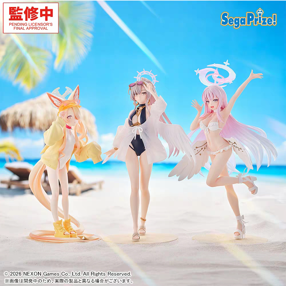 漫笙正版有货 世嘉蔚蓝档案 百合园圣娅 桐藤渚 圣园未花泳装景品
