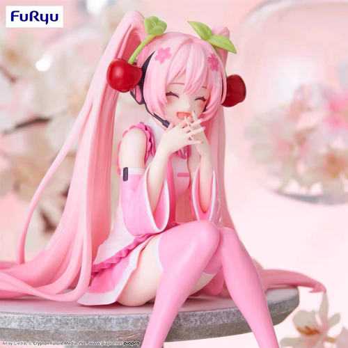 漫笙正版现货FuRyuV家初音未来2023樱初音樱花未来泡面压手办