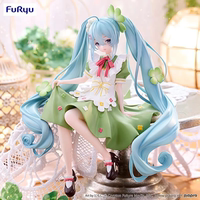 漫笙正品现货 FuRyu 初音未来 手办 miku泡面压 四叶草花仙子景品