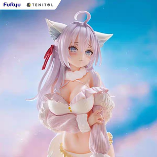 漫笙正版现货 FuRyu TENITOL 邻桌的艾莉同学 阿莉娅 白狐手办