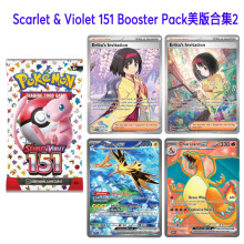 ptcg美版Scarlet&Violet 151Booster图鉴合集2定制卡牌DIY(MEW)