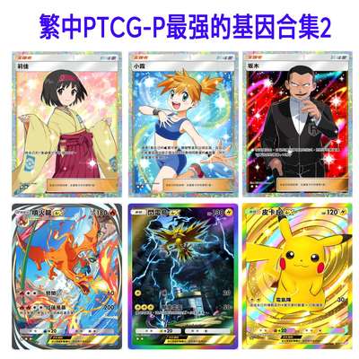 最强的基因PTCGPOCKET繁中文DIY卡PTCG-P实体自制闪卡图鉴合集1