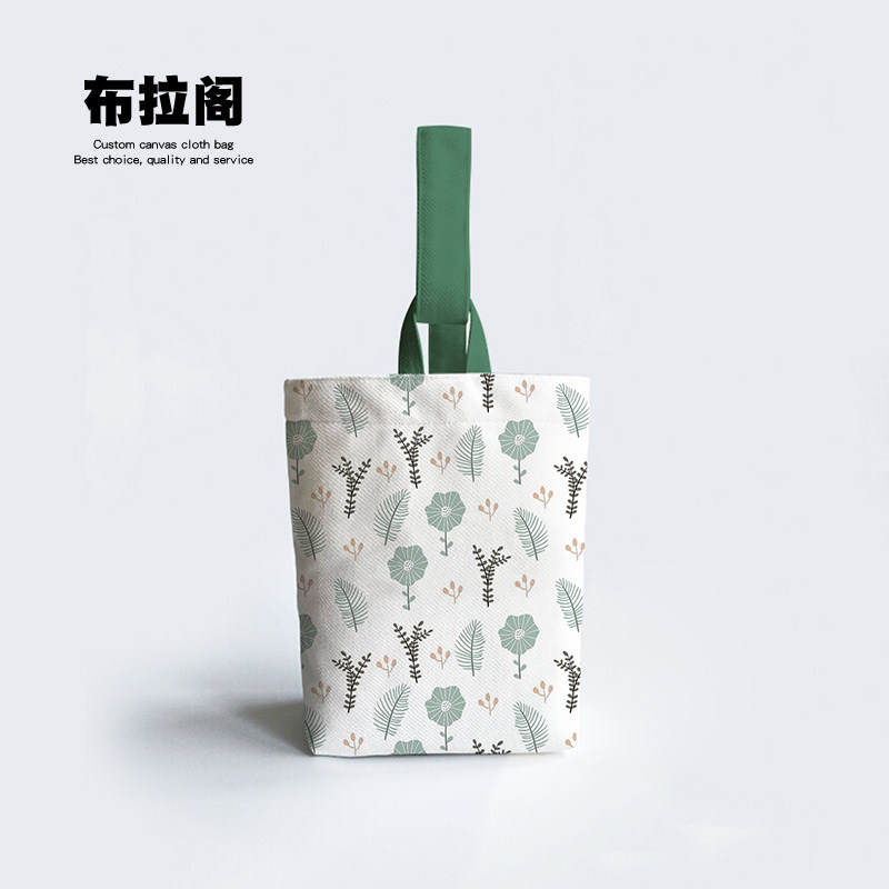 布拉阁小清新水桶帆布包手拎