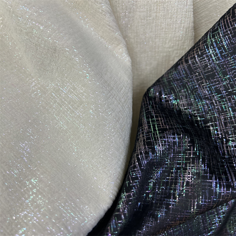 绒面布料亮丝肌理感设计师