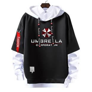 生化危机浣熊保护伞公司标志Biohazard游戏电影连帽卫衣男女外套