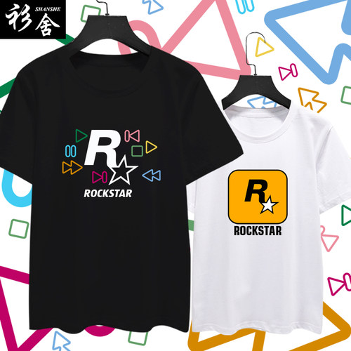 游戏公司电玩周边男女短袖t恤衫