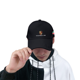 保时捷厂队泰格豪雅保时捷电动方程式车队鸭舌帽子男女防晒棒球帽