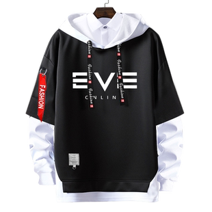 EVE星战前夜古斯塔斯POIBC动漫游戏假两件连帽卫衣服男女外套帽衫