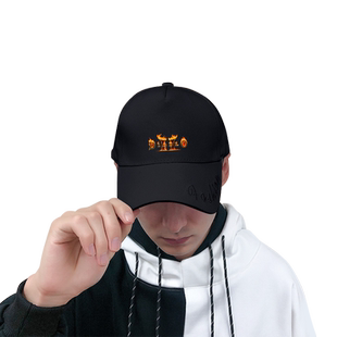 暗黑破坏神2重制版狱火重生游戏周边鸭舌帽子男女防晒遮阳棒球帽