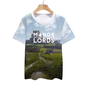 庄园领主Manor Lords游戏周边冰丝速干短袖T恤衫男女透气凉快半袖