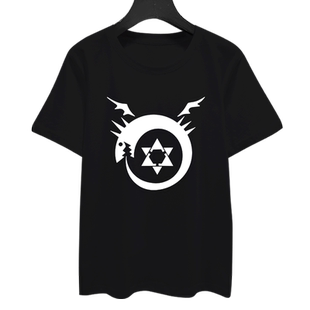 钢之炼金术师钢炼等价交换爱德华动漫纯棉短袖T恤衫男女半袖衣服