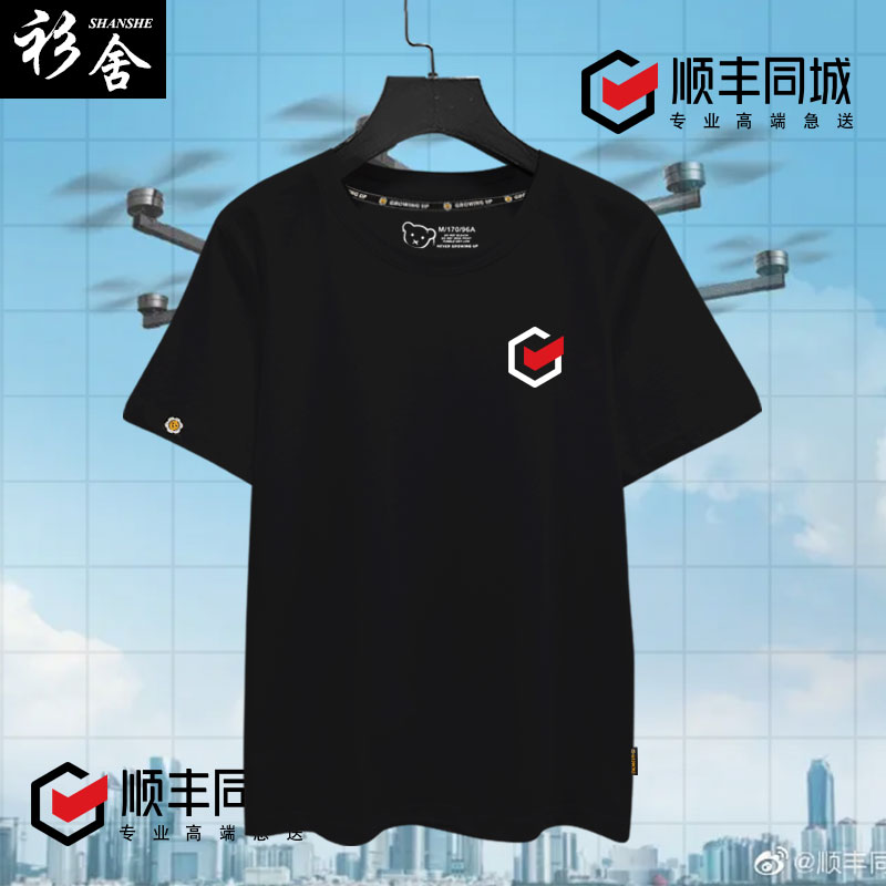 顺丰快递同城工作服短袖T恤衫