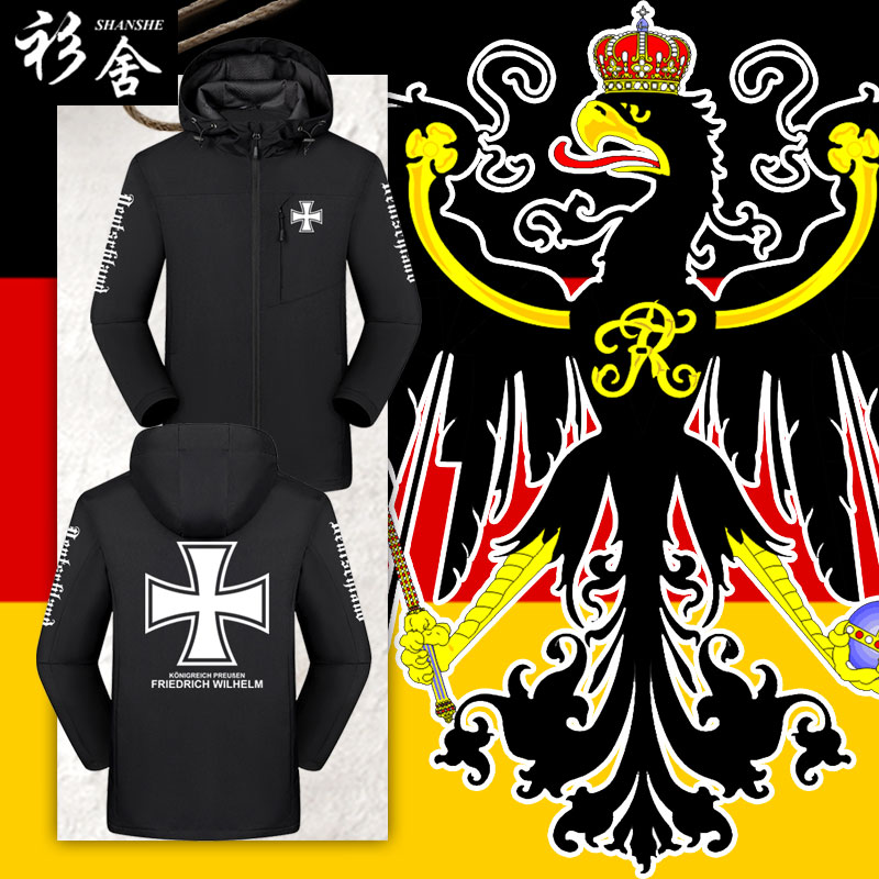 铁十字普鲁士王国德国勋章冲锋衣