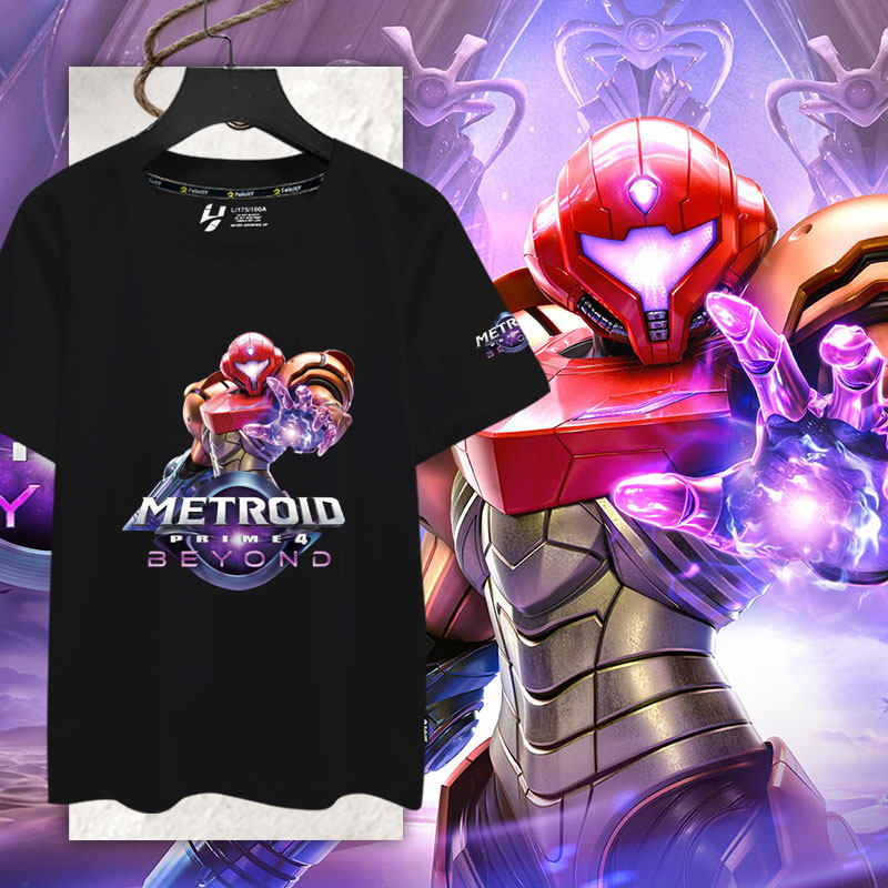 银河战士Prime4超越游戏纯棉T恤