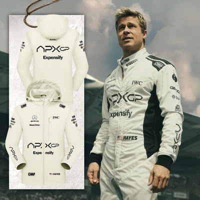 电影F1狂飙飞车APXGP车队冲锋衣