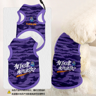2026天津津门虎队足球迷宠物背心
