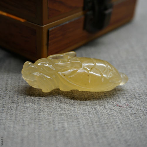 黄龙玉龙头龟吊坠男女款