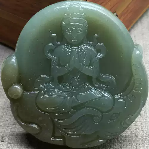 Чай Тегуаньинь из нефрита, подвеска подходит для мужчин и женщин