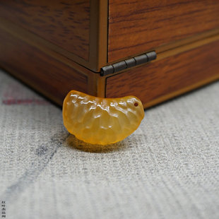 玉石玛瑙玉髓月亮双面项链女轻奢小众设计简约锁骨链新款爆款高级