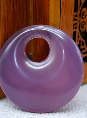 吊坠玛瑙平安扣紫玉髓