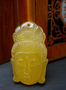 玛瑙佛像配饰玉吊坠