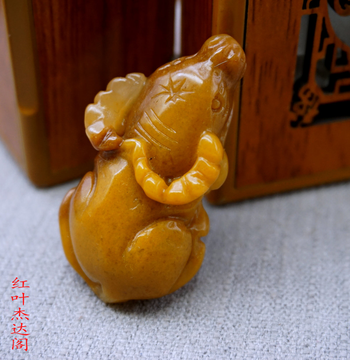 立体生肖耕牛扭转乾坤天然玉石