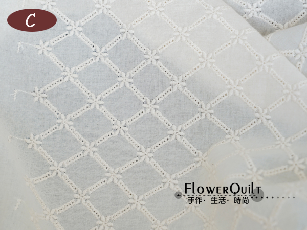 高品质全棉刺绣布/蕾丝布/绣花布---秋日私语(新增配套平纹底布)