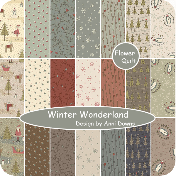 美国进口Henry Glass印花布组---Winter Wonderland