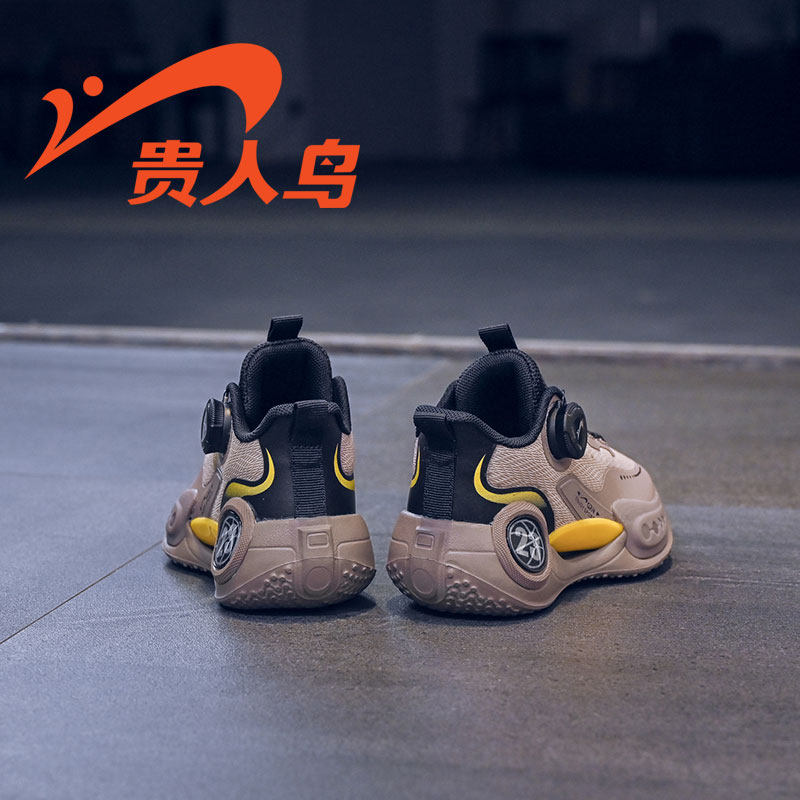 贵人鸟男童鞋青少年跑步鞋2026春季新款网面透气防滑减震时尚球鞋