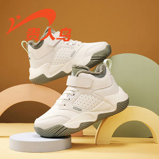 贵人鸟儿童鞋冬季2025新款女童加绒大棉运动鞋防滑耐磨男孩老爹鞋