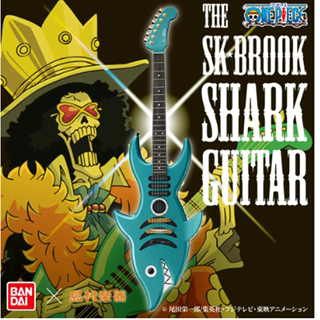 ONE PIECE THE SK BROOK SHARKGUITAR吉他灵魂之王布鲁克鲨鱼吉他