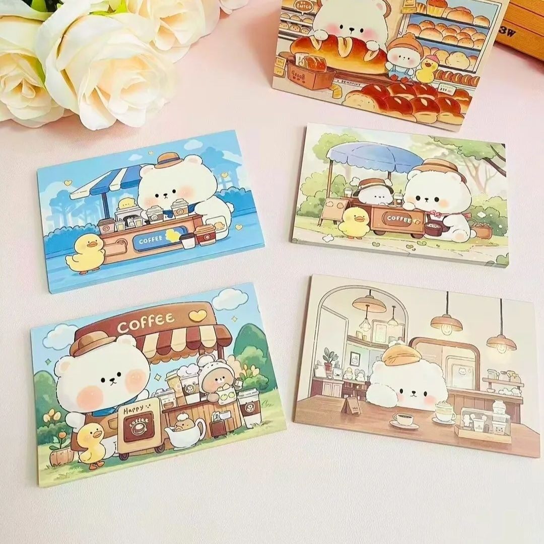 A7便签本原创可爱手账本双面异色彩印无粘性便携单词小本记事本