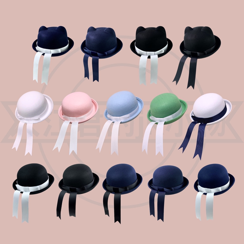 制服帽亲子蝴蝶毛呢15色学院风