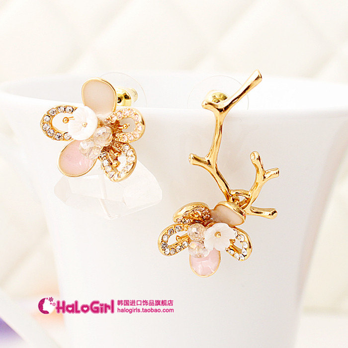 韩国ab版水钻耳坠