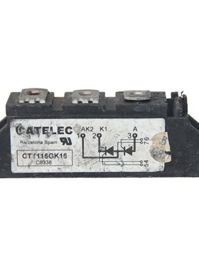 Catelec西班牙CTT116GK16B逆变器电源可控硅模块116A1600V（全控